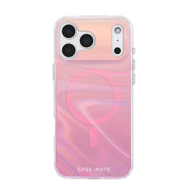 Case-Mate Peach Bubble MagSafe Case for iPhone 17 Pro Max - Iridescent
